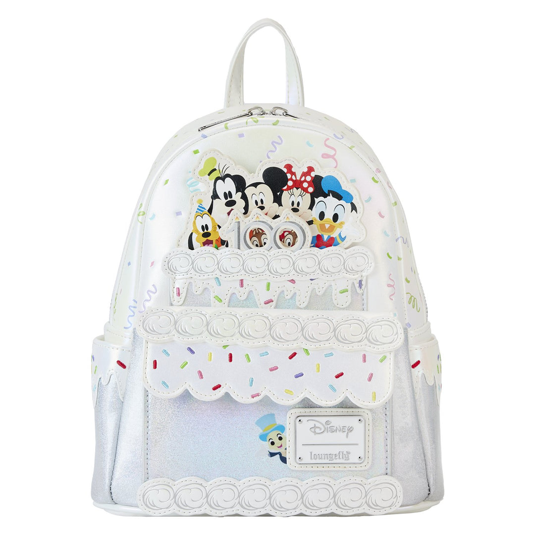 Loungefly Disney 100 Celebration Cake Mini Backpack - Front