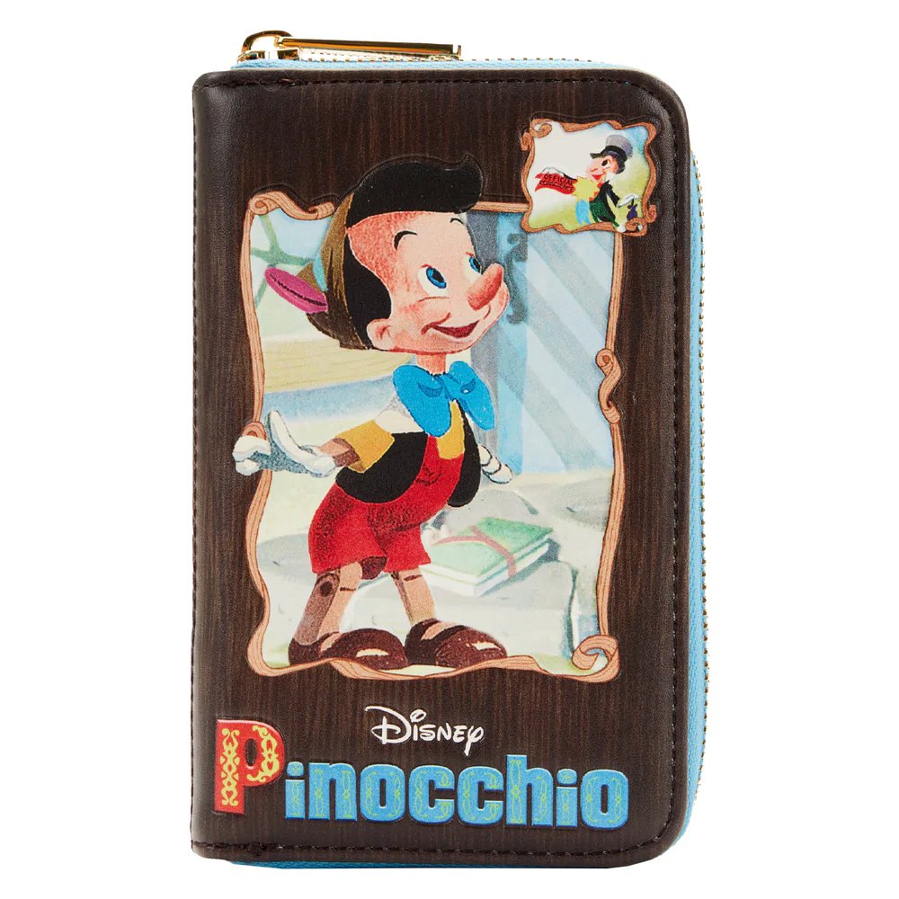 Loungefly Disney Pinocchio Book Zip-Around Wallet - Front
