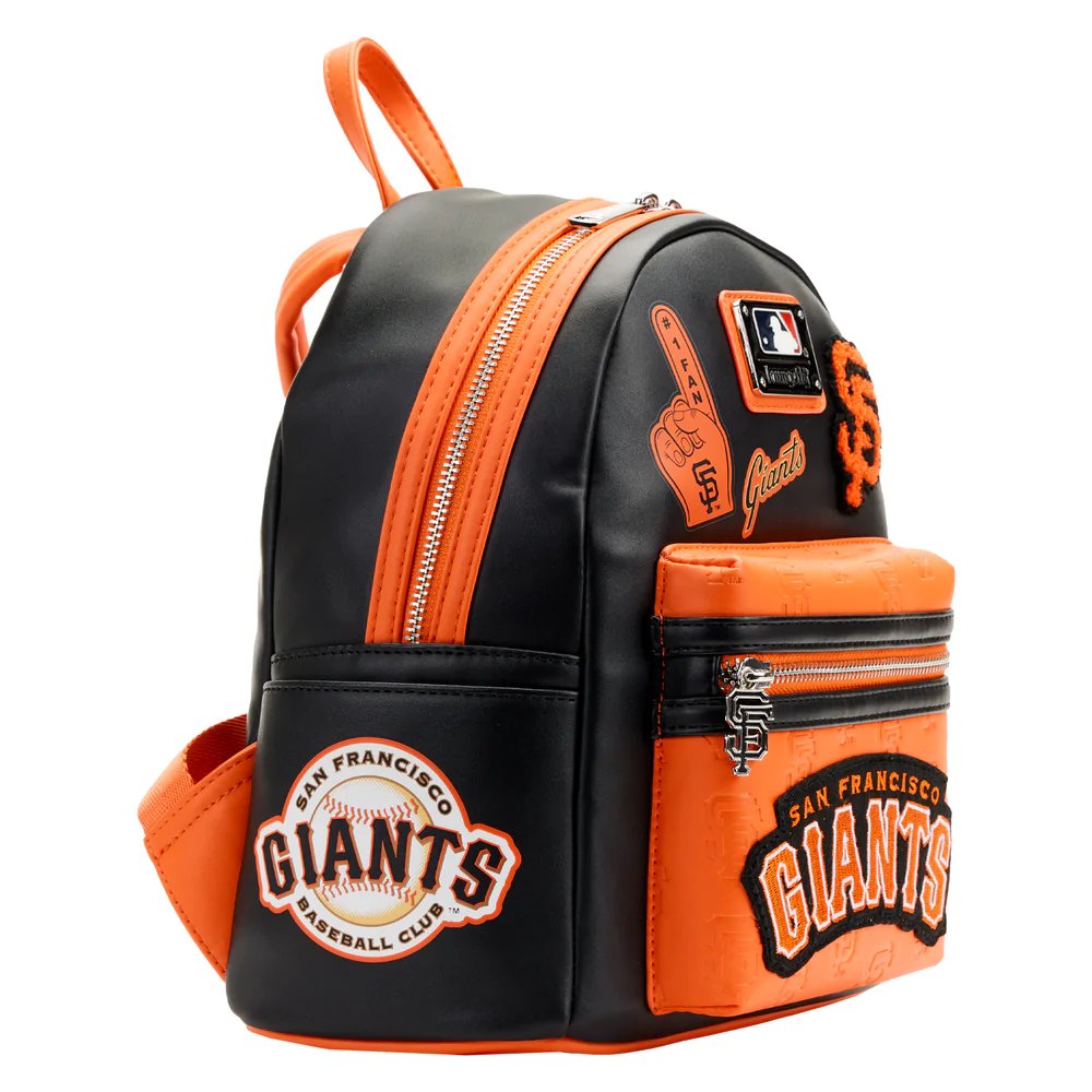 Loungefly MLB San Francisco Giants Patches Mini Backpack - Left Side