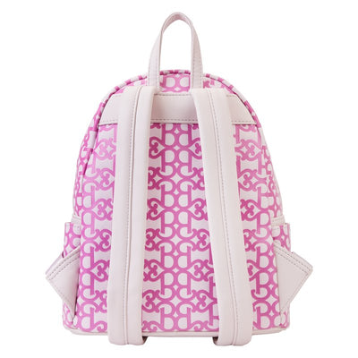 671803471283 - Loungefly Mattel Barbie Movie Logo Mini Backpack - Back
