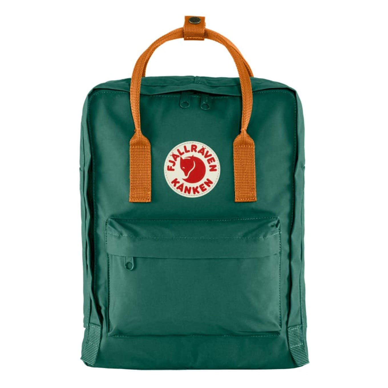 Fjallraven Kanken Backpack - Arctic Green-Spicy Orange