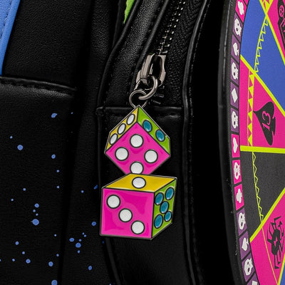 Disney Nightmare Before Christmas Oogie Boogie Wheel Mini Backpack - Zipper Charm