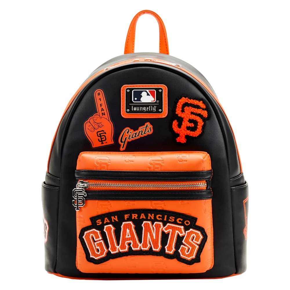 Loungefly MLB San Francisco Giants Patches Mini Backpack - Front