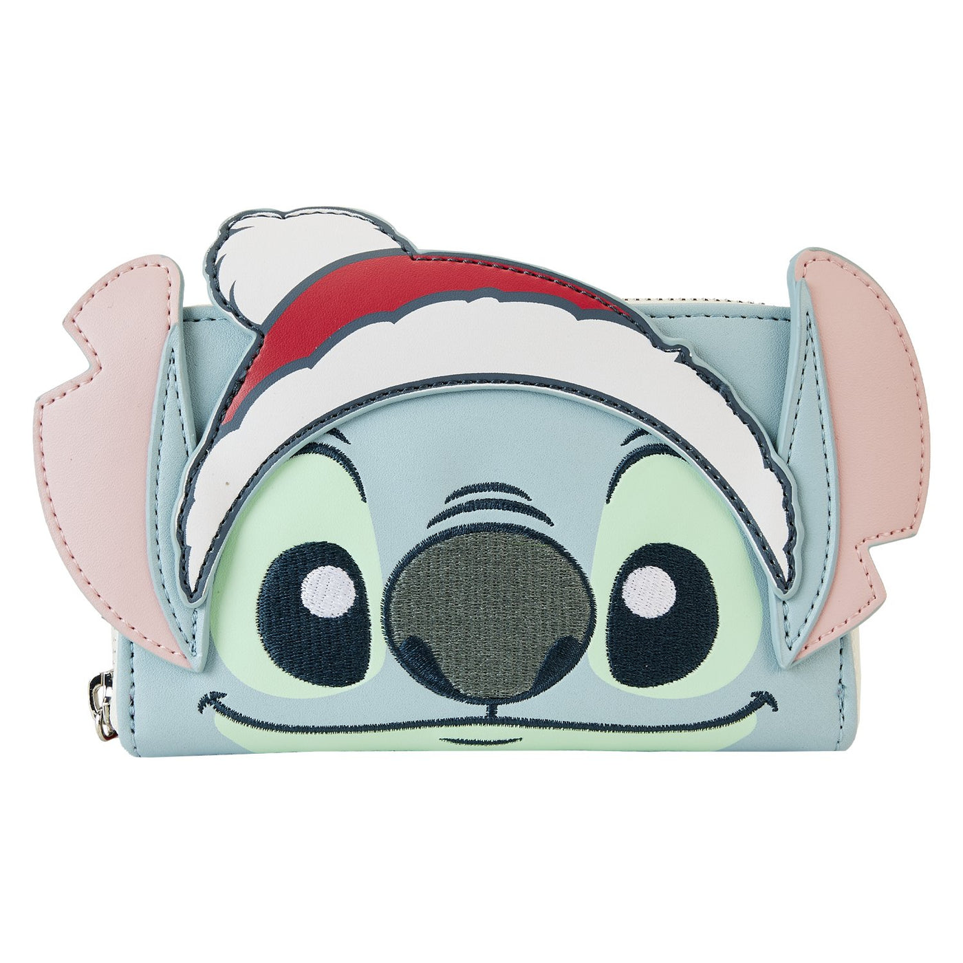 Loungefly Disney Stitch Holiday Cosplay Zip-Around Wallet - Front