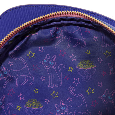 Loungefly Laika Coraline Stars Cosplay Mini Backpack - Interior Lining