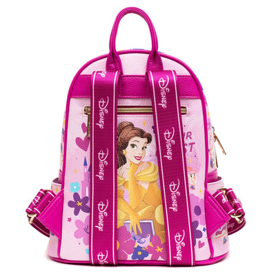 WondaPop Disney Beauty and the Beast Belle Books Mini Backpack - Back with Straps