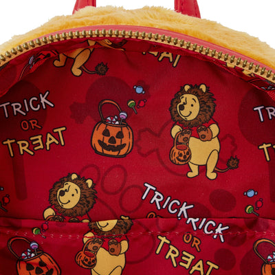 Loungefly Disney Winnie the Pooh Halloween Costume Cosplay Mini Backpack - Interior Lining