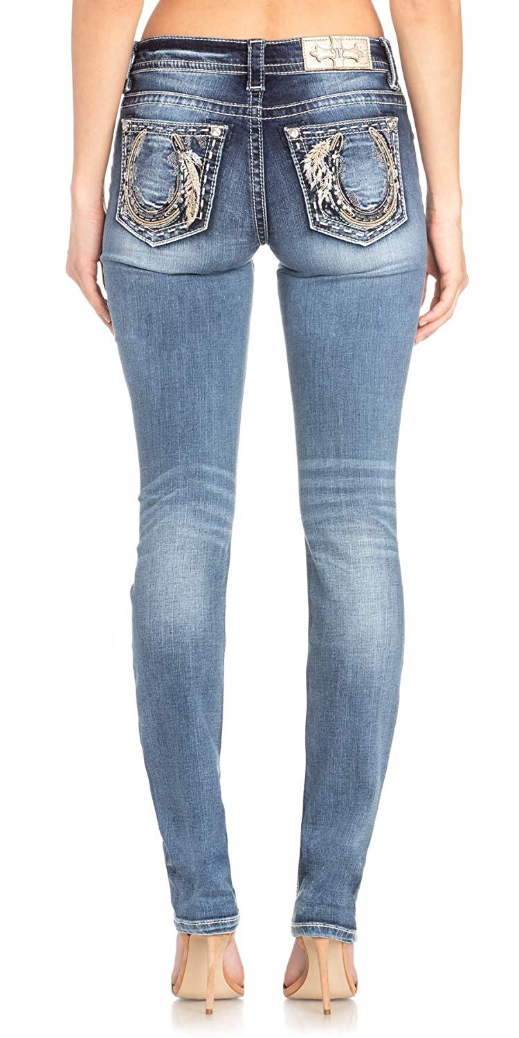 Lucky Feather Skinny Jeans