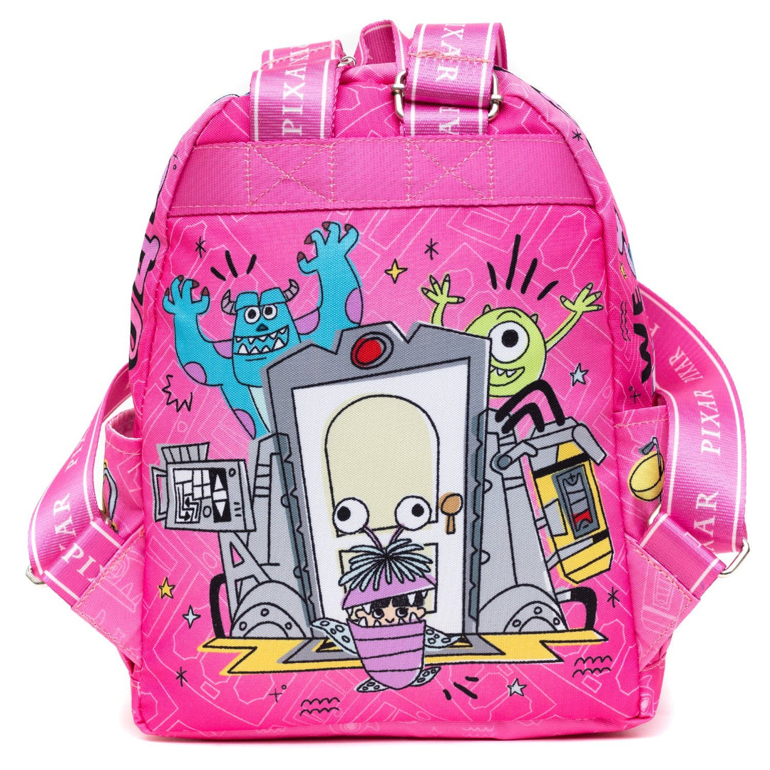 WondaPop Pixar Monsters Inc Nylon Mini Backpack - Back