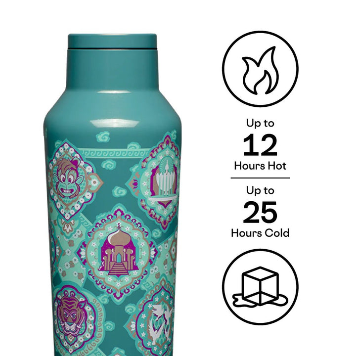 Corkcicle Disney Princess Jasmine 20oz Sports Canteen - Close Up