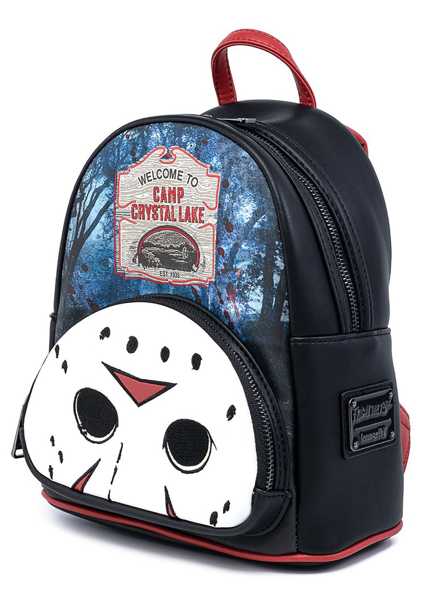 Loungefly Friday the 13th Jason Camp Crystal Lake Mini Backpack