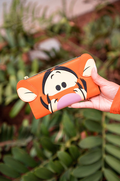 Loungefly Disney Winnie the Pooh Tigger Cosplay Flap Wallet - IRL Front
