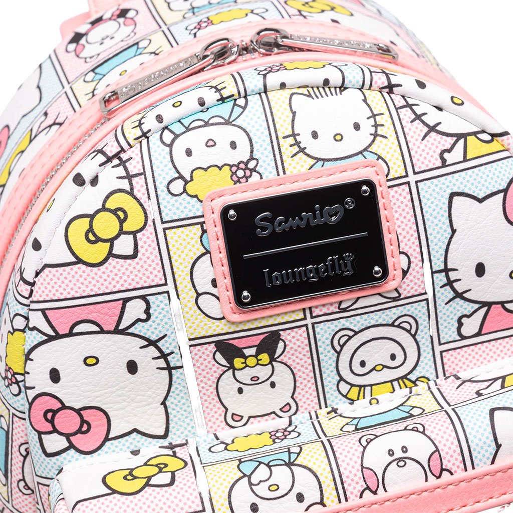 707 Street Exclusive - Loungefly Sanrio Hello Kitty and Friends Mini Backpack - Plaque