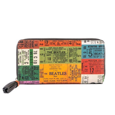 Loungefly The Beatles Ticket Stubs Flap Wallet - Back