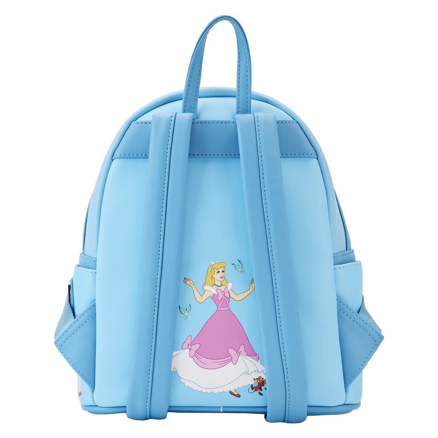 671803455450 - Loungefly Disney Cinderella Princess Lenticular Series Mini Backpack - Back