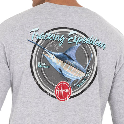 Tracking Marlin Expedition Long Sleeve Pocket T-Shirt