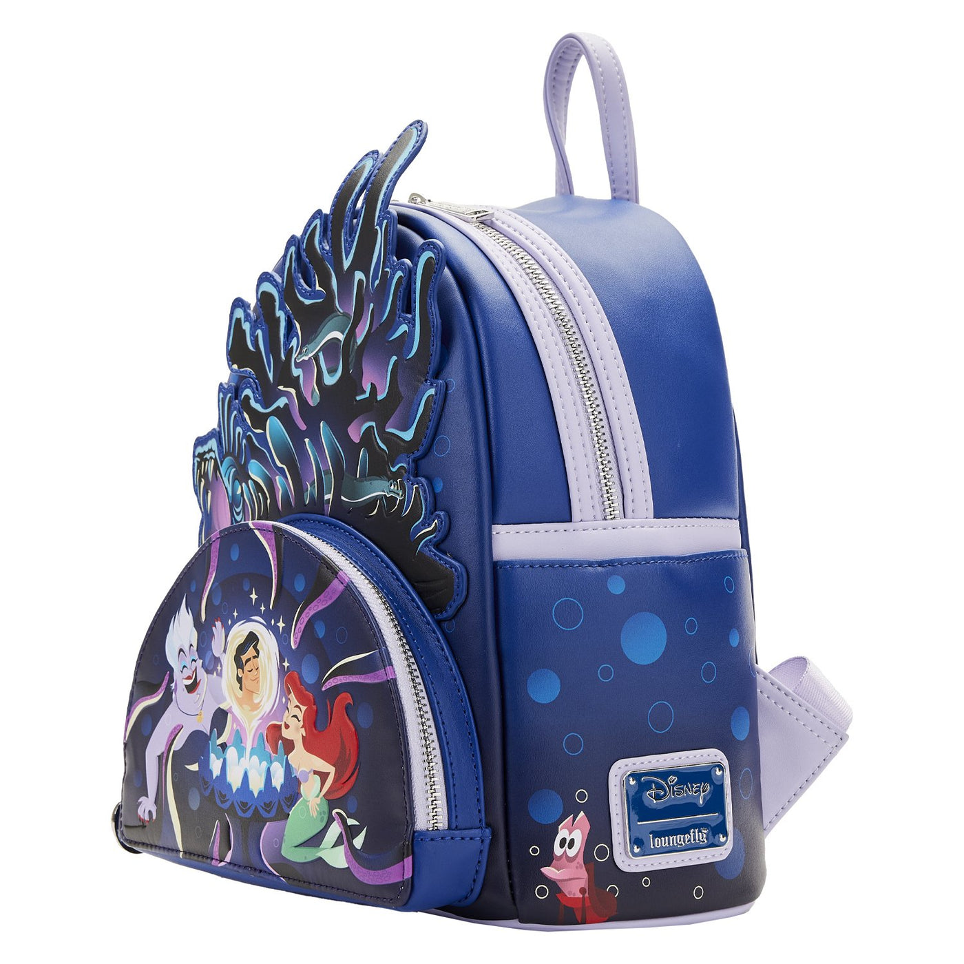 Loungefly Disney The Little Mermaid Ursula Lair Mini Backpack - Side View