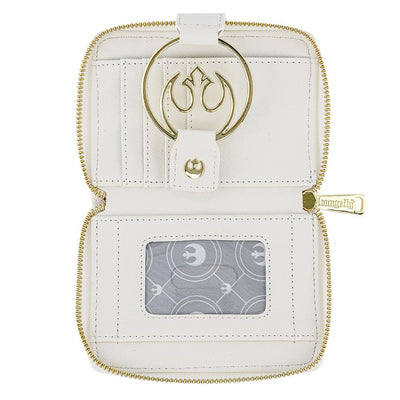 Star Wars White Gold Rebel Hardware Zip-Around Wallet