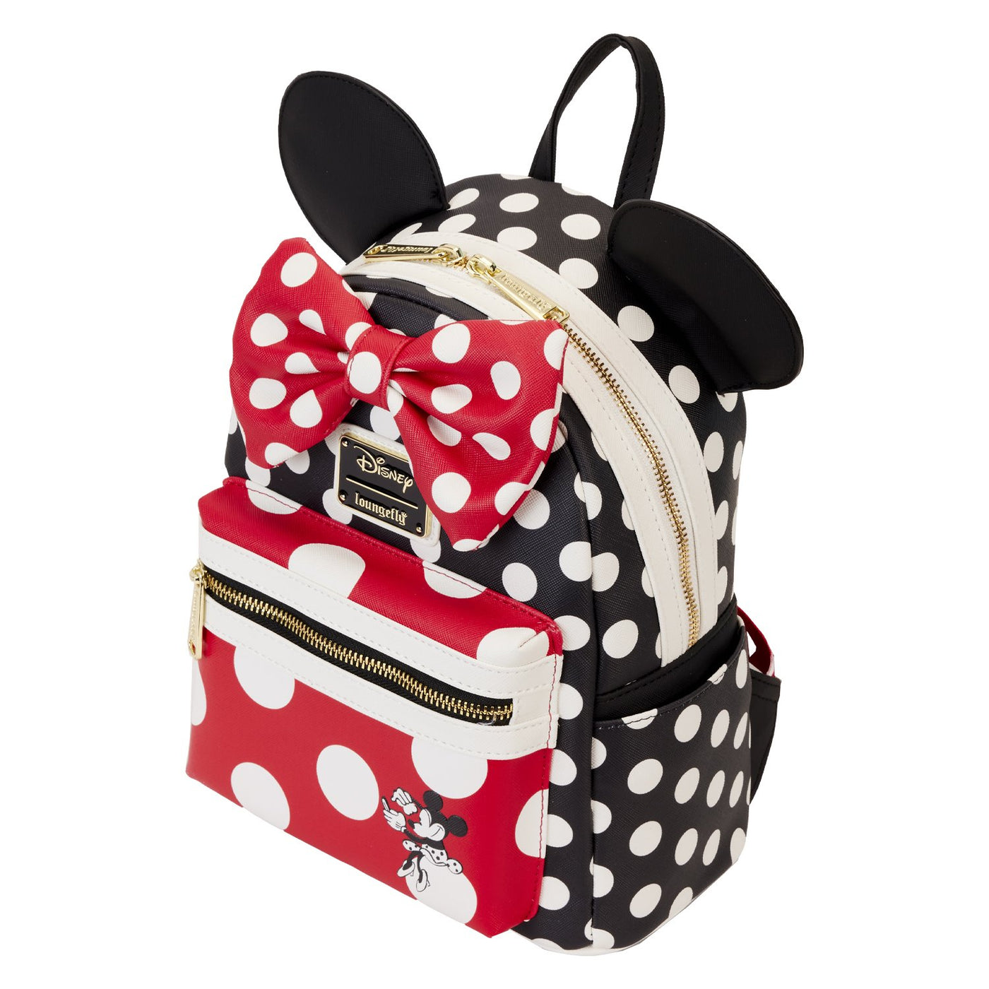 Loungefly Disney Minnie Rocks the Dots Classic Mini Backpack - Top