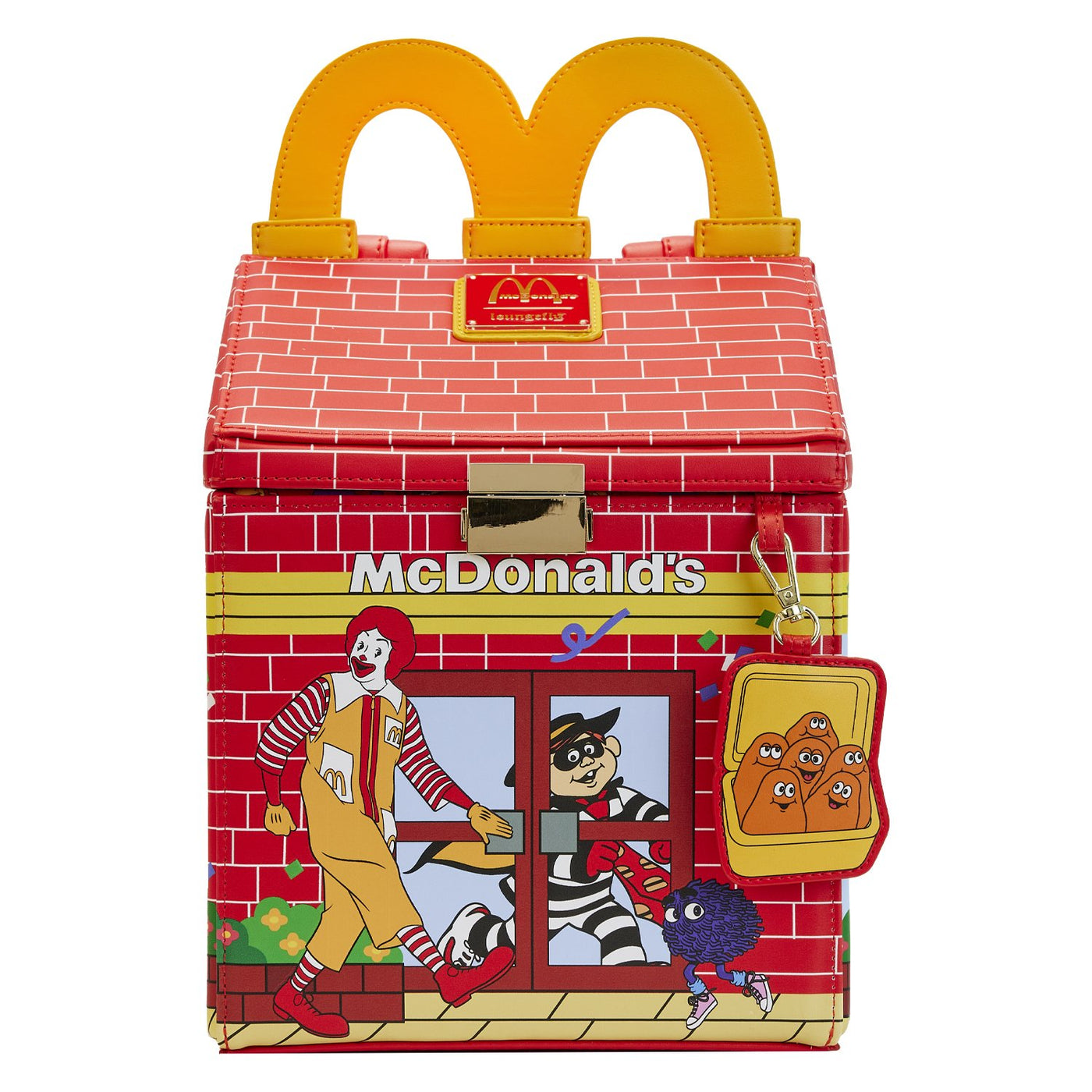 671803452923 - Loungefly McDonald's Happy Meal Mini Backpack - Front