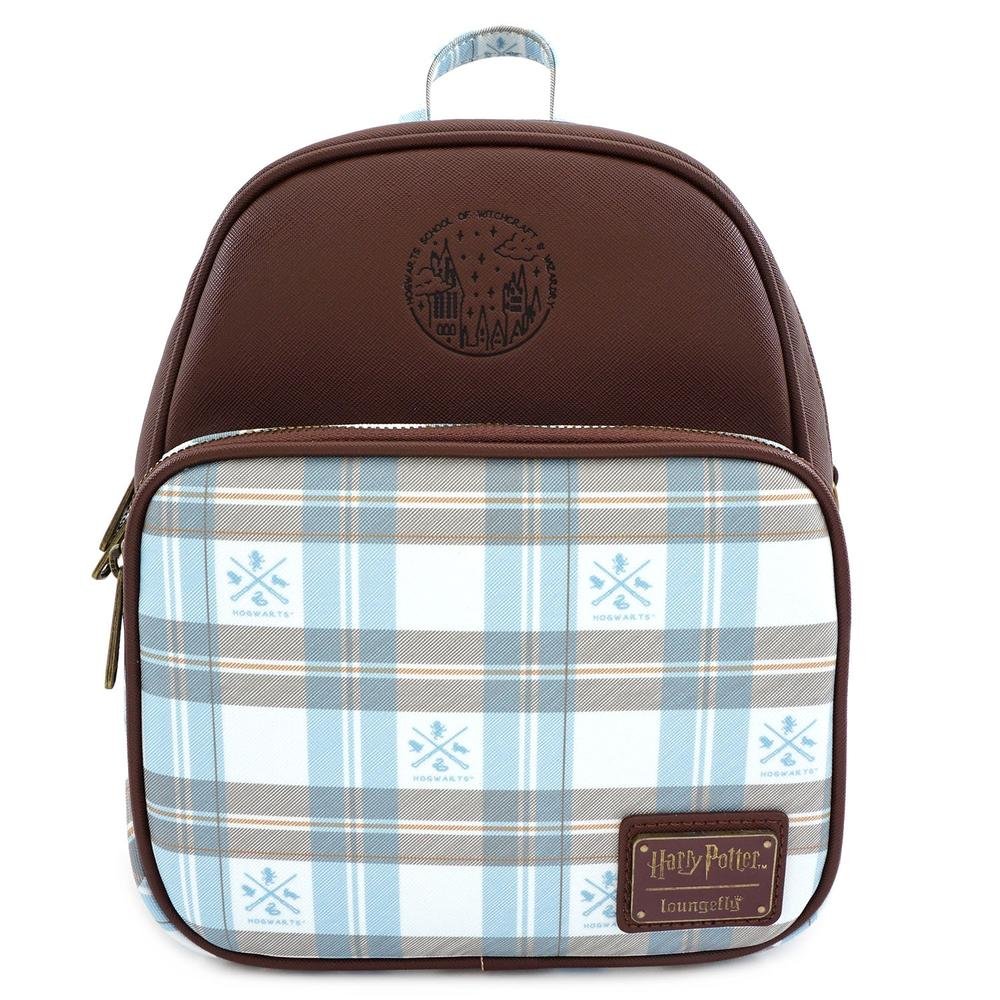 LOUNGEFLY X HARRY POTTER HOGWARTS PLAID CONVERTIBLE BACKPACK - FRONT