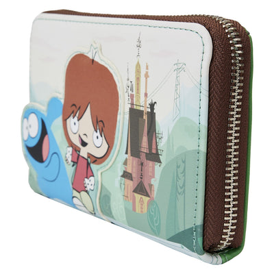 Loungefly Cartoon Network Foster's Home For Imaginary Friends Mac and Blue Zip-Around Wallet - Side View