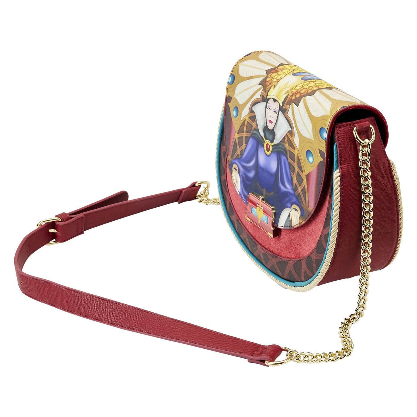 Loungefly Disney Snow White Evil Queen Throne Crossbody - Top View