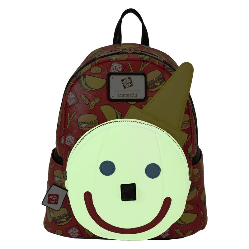 Loungefly Jack in the Box Antenna Ball Jack Mini Backpack - Glow in the Dark