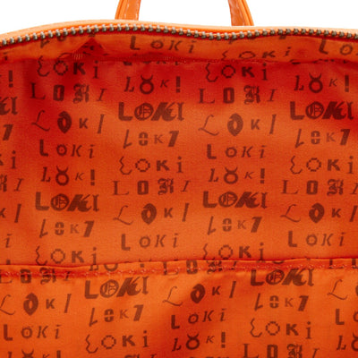 Loungefly Marvel Loki Variant TVA Mini Backpack - Interior Lining