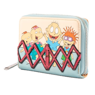 Loungefly Nickelodeon Rugrats 30th Anniversary Babies Zip-Around Wallet - Side