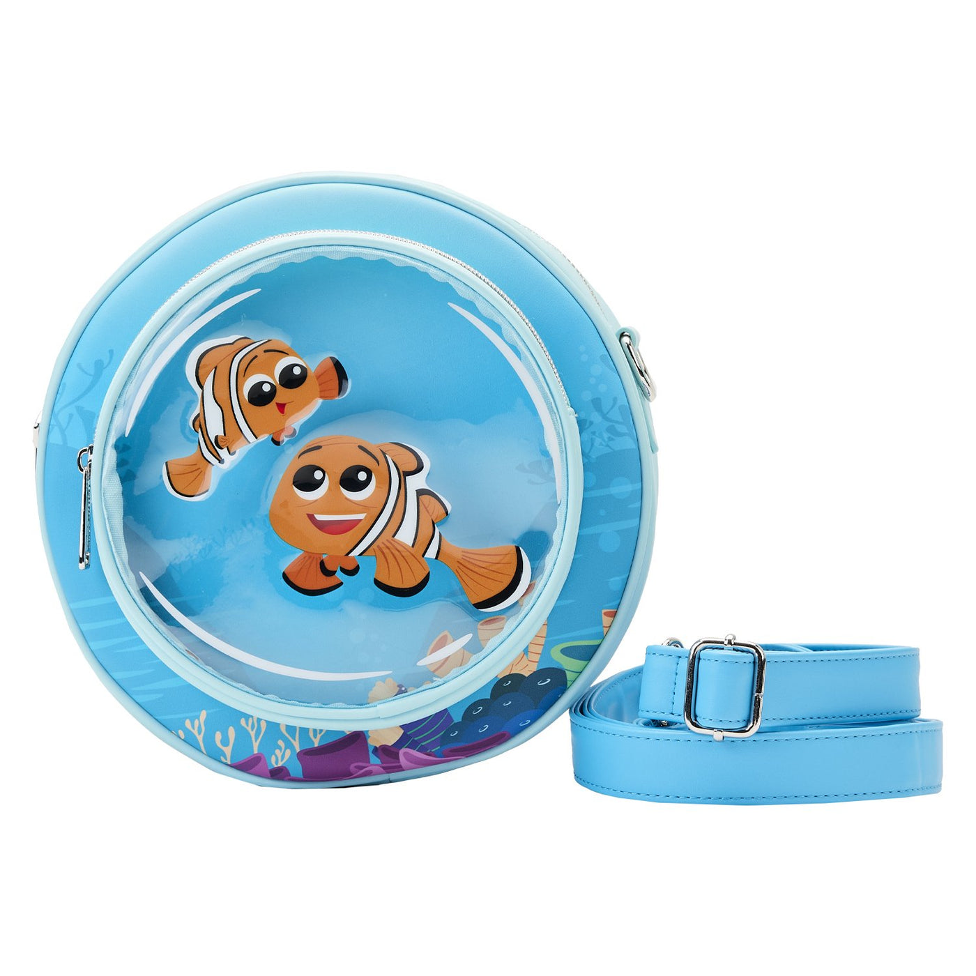 671803451421 - Loungefly Disney Finding Nemo 20th Anniversary Bubble Pocket Crossbody - Front