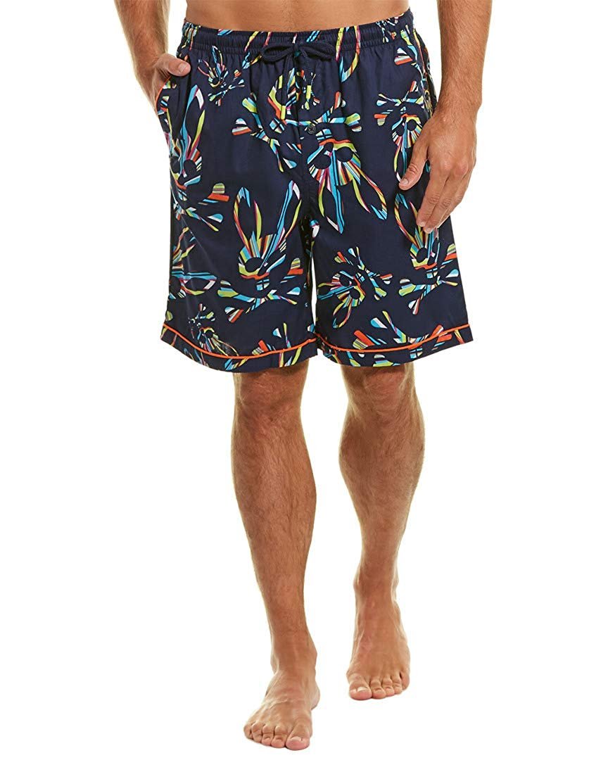 Mens Printed Woven Jam Lounge Shorts