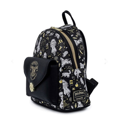 Harry Potter Magical Elements Allover Print Mini Backpack