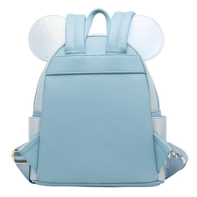 707 Street Exclusive - Loungefly Disney The Minnie Mouse Classic Series Mini Backpack - Iridescent Sky - Back