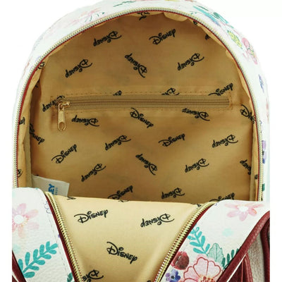 WondaPop Disney Mickey and Minnie Mouse Floral Mini Backpack - Lining