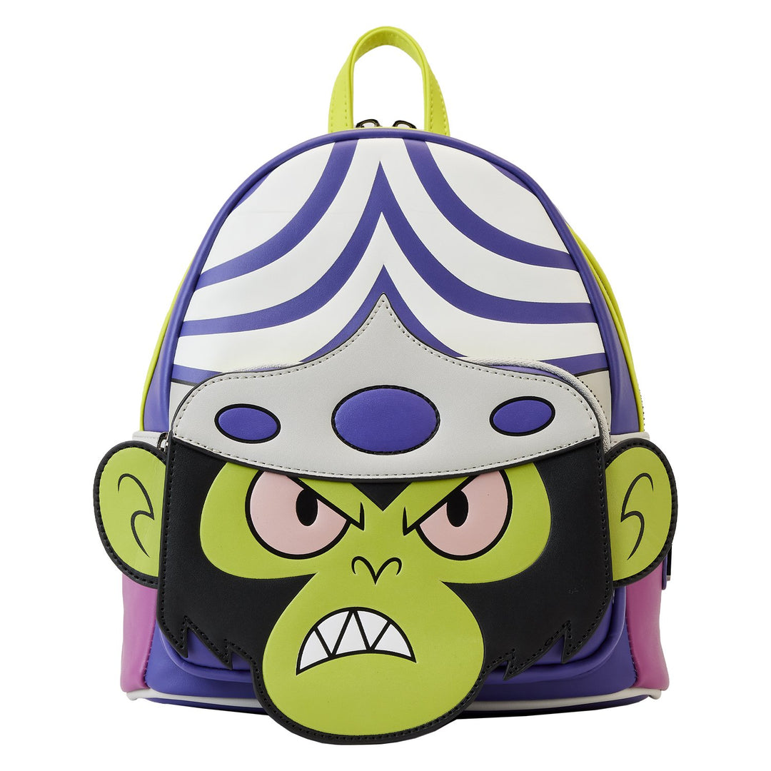 Loungefly Cartoon Network Powerpuff Girls Mojo Jojo Cosplay Mini Backpack - Front - 671803462595