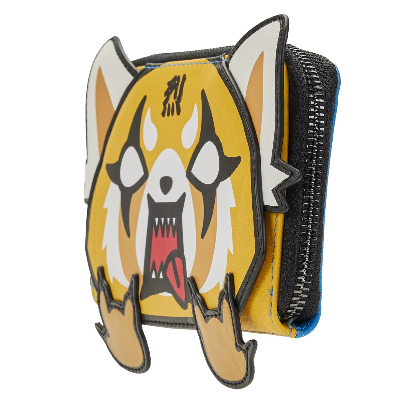 Loungefly Sanrio Aggretsuko Cosplay Zip-Around Wallet - Side View
