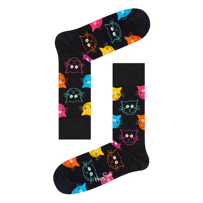 Happy Socks Cat Vs Dog Black Combo Gift Box