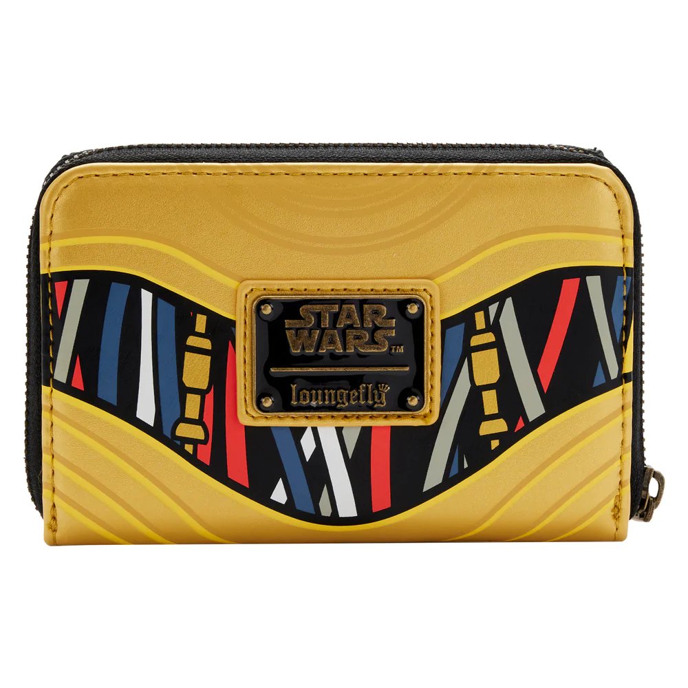 Loungefly Star Wars Celebration C-3PO Cosplay Zip-Around Wallet - Back