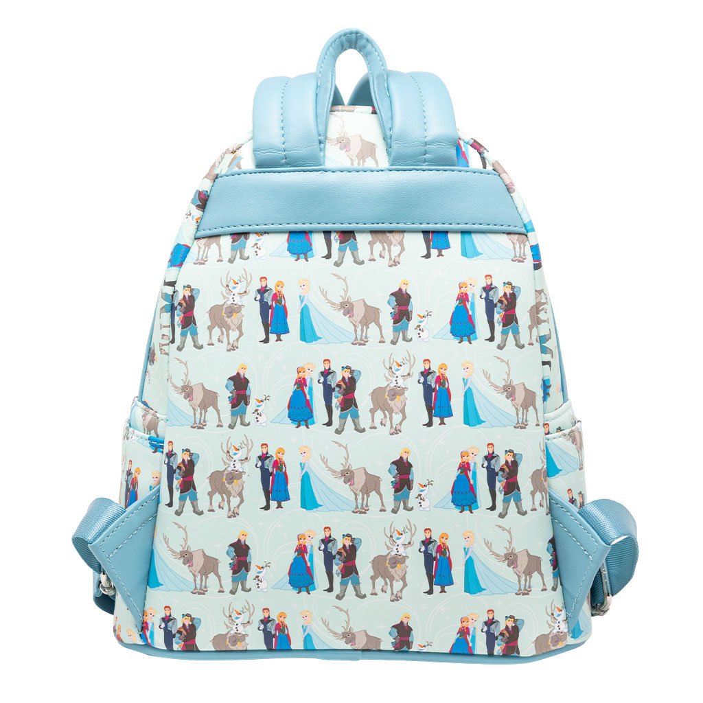 707 Street Exclusive - Loungefly Disney Frozen Arendelle Line Mini Backpack - Back