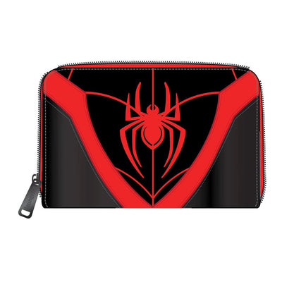 Loungefly Marvel Morales Cosplay Zip-Around Wallet - Front
