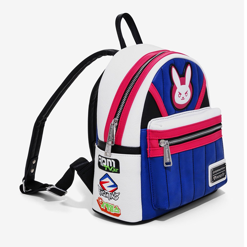 Loungefly x Overwatch D.Va Mini Backpack - SIDE 2