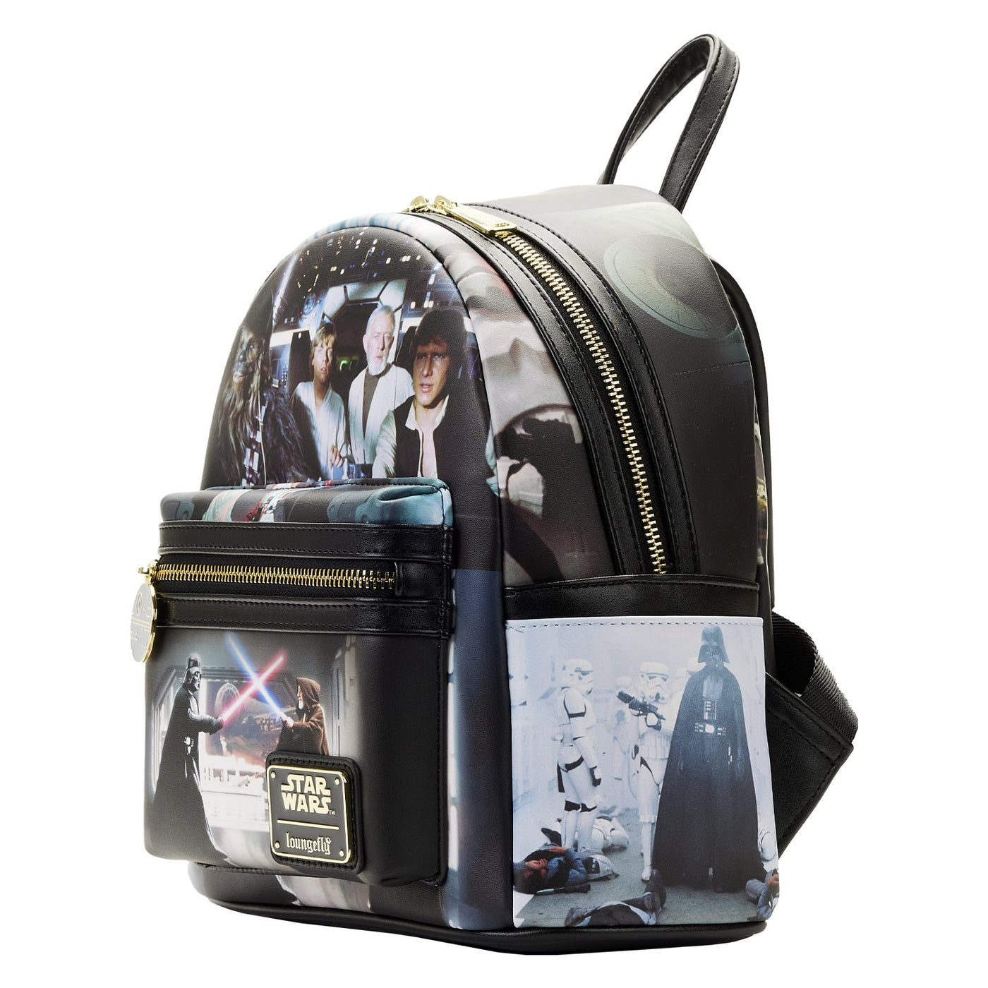 Loungefly Star Wars A New Hope Final Frames Mini Backpack - Side View