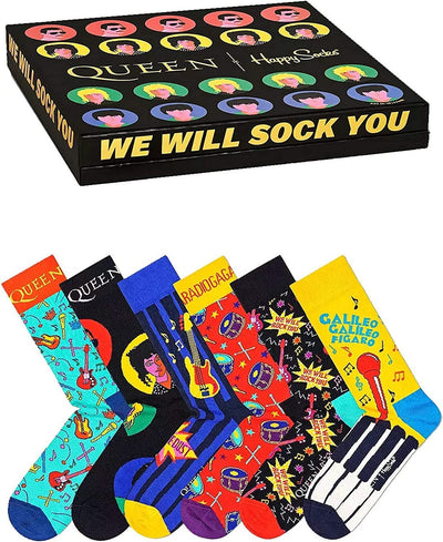 Happy Socks Queen Socks Gift Box 6-Pack - 192766046559
