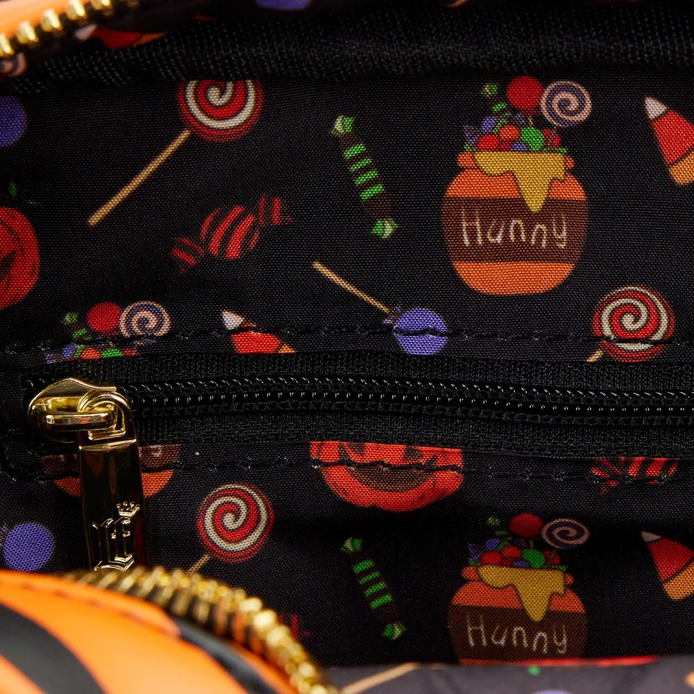 Loungefly Disney Winnie the Pooh Tigger Vampire Cosplay Passport Bag - Interior Lining