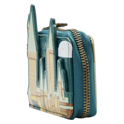 Loungefly Harry Potter Golden Hogwarts Accordion Wallet - Side View
