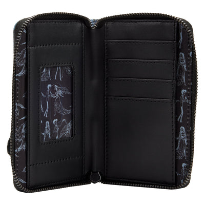 Loungefly Corpse Bride Emily Forest Zip-Around Wallet - Interior
