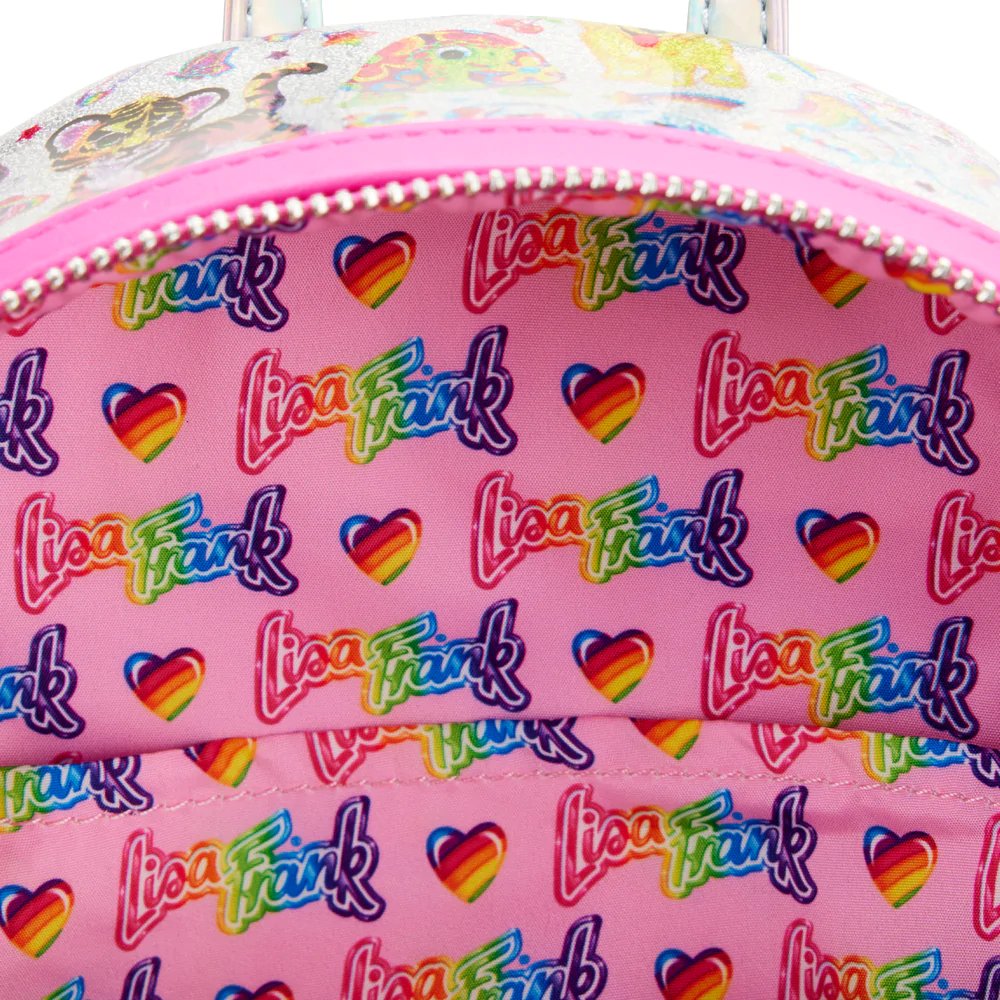 Loungefly Lisa Frank Iridescent Allover Print Mini Backpack 707 Street