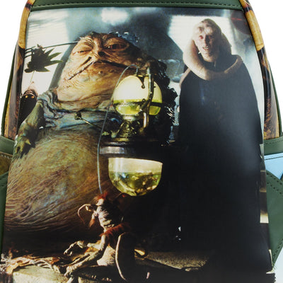 671803455306 - Loungefly Star Wars Scenes Return of the Jedi Mini Backpack - Back Close Up