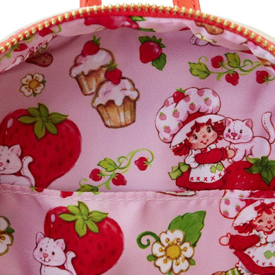 Loungefly Strawberry Shortcake Strawberry House Mini Backpack - Interior Lining